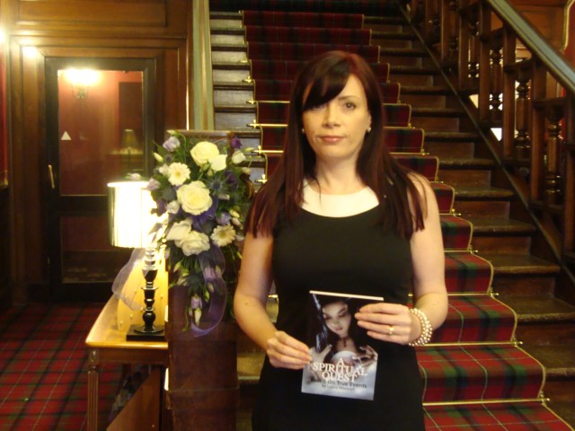 Laura's novel 'A Spiritual Quest', based on true events. As it's self published, it's only available directly from me, not on Amazon, etc!