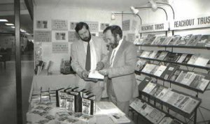 Doug in the early days of ReachOut Trust.