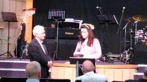 With Pastor Gillies the last time I spoke at Victory.