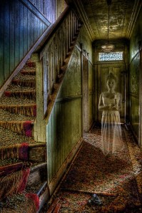 Demon masquerading as a 'ghost'.