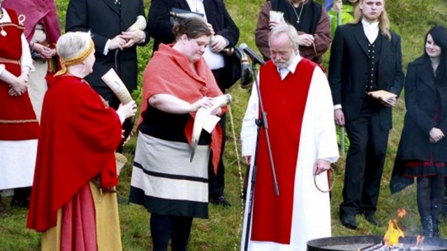 A modern Norse god Temple