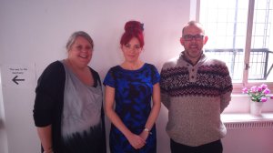 Fellow hosts Marion and Roger Kenyon